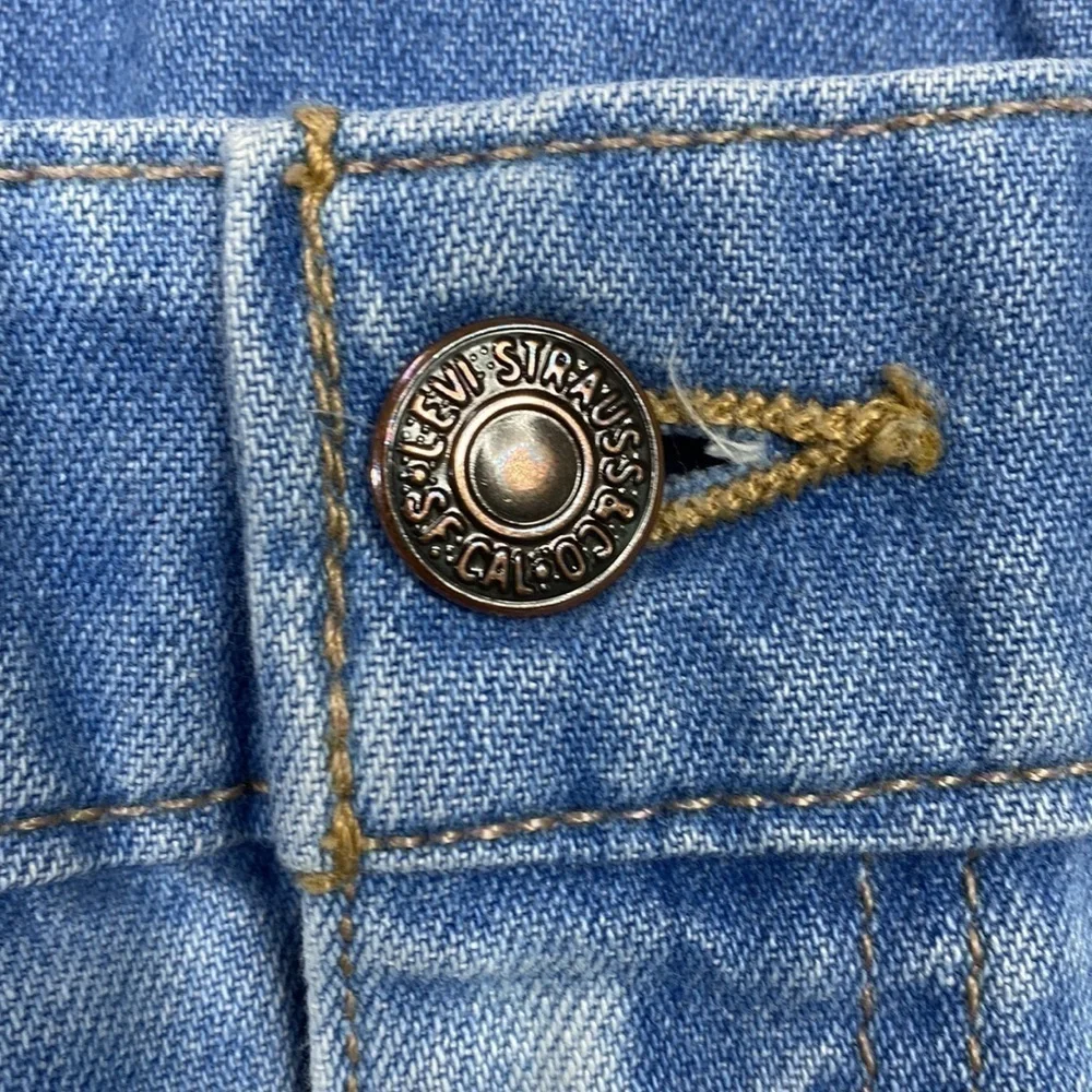 Vintage Levi Jeans With A Skosh More Comfort 70s 36x30 Orange Tag